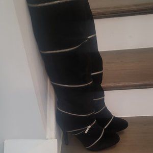 Black Suede Boots